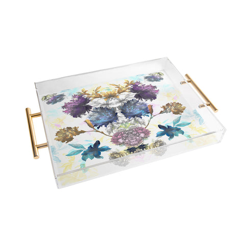 Biljana Kroll Peony Garden Acrylic Tray