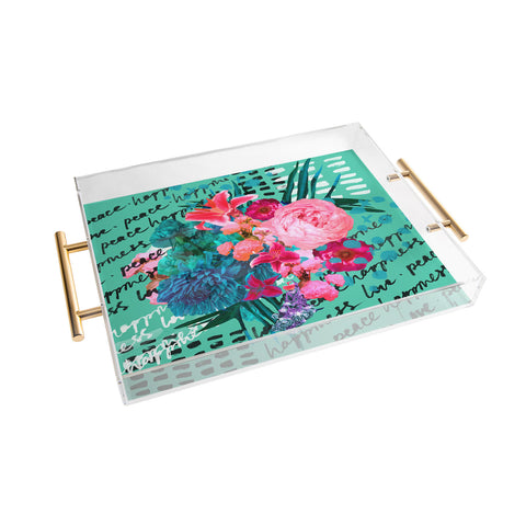 Biljana Kroll The Love Letter Acrylic Tray