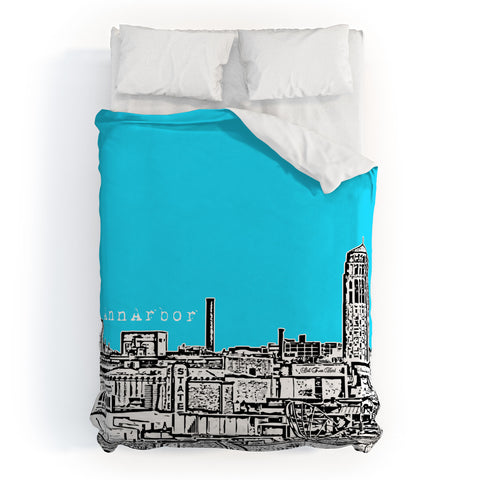Bird Ave Ann Arbor Sky Duvet Cover