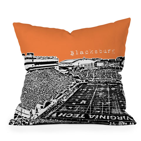 Bird Ave Blacksburg Virginia Outdoor Throw Pillow