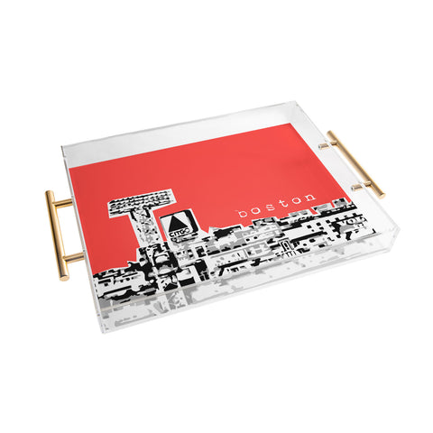 Bird Ave Boston Fenway Acrylic Tray