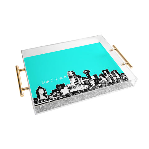 Bird Ave Dallas Aqua Acrylic Tray