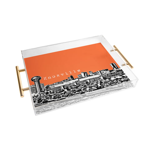 Bird Ave Knoxville Orange Acrylic Tray