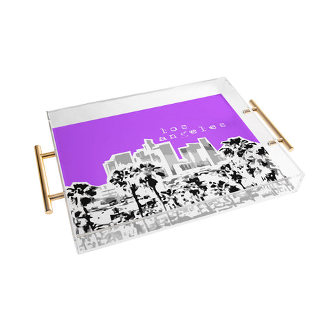 Bird Ave Los Angeles Purple Acrylic Tray