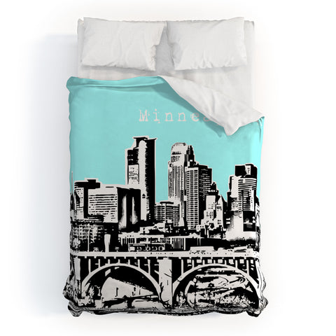 Bird Ave Minneapolis Sky Duvet Cover