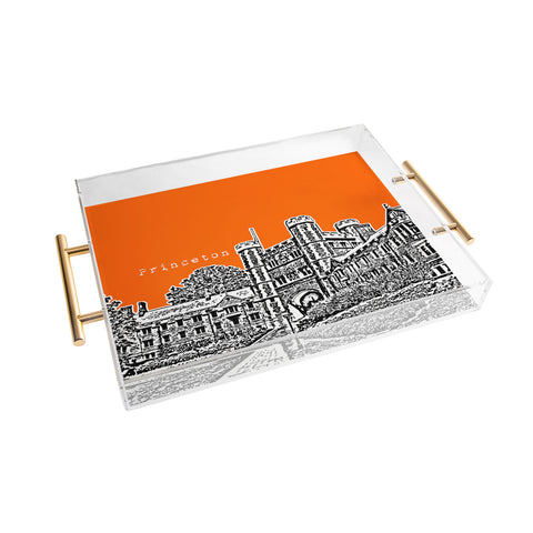 Bird Ave Princeton University Orange Acrylic Tray