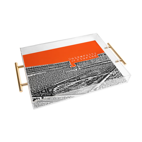 Bird Ave University Of Florida Orange Acrylic Tray