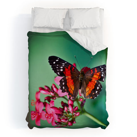 Bird Wanna Whistle Butterfly Duvet Cover