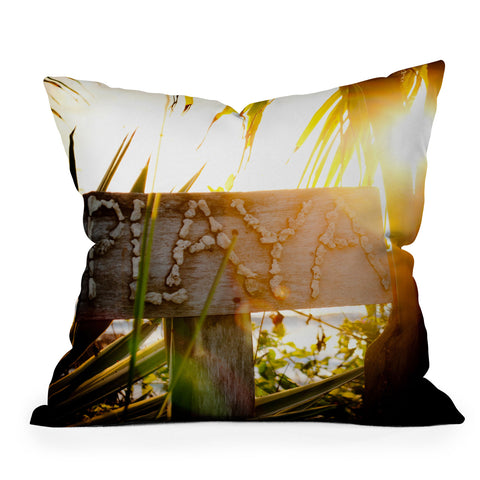Bird Wanna Whistle Playa Outdoor Throw Pillow