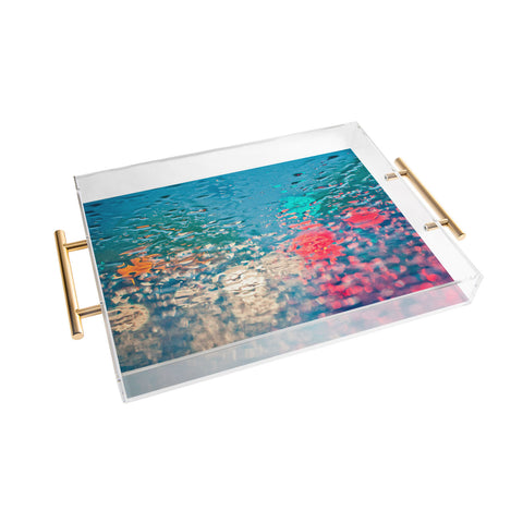 Bird Wanna Whistle Rain Impression Acrylic Tray