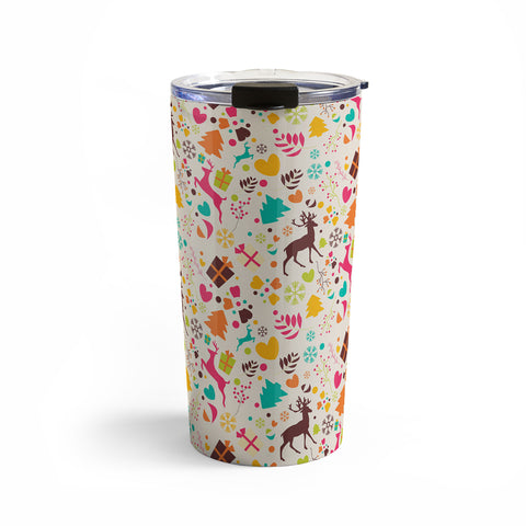 BlueLela Christmas pattern 01 Travel Mug