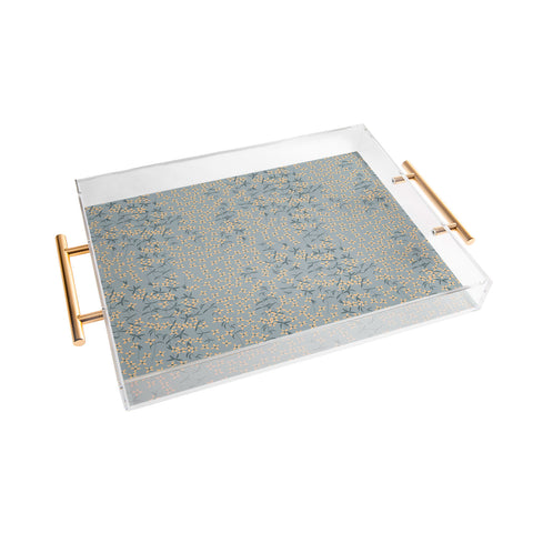 BlueLela Seamless pattern design Acrylic Tray