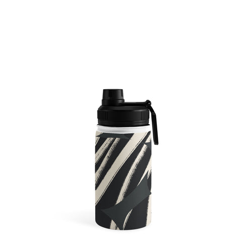 Bohomadic.Studio Abstract Shape with Black Line Water Bottle