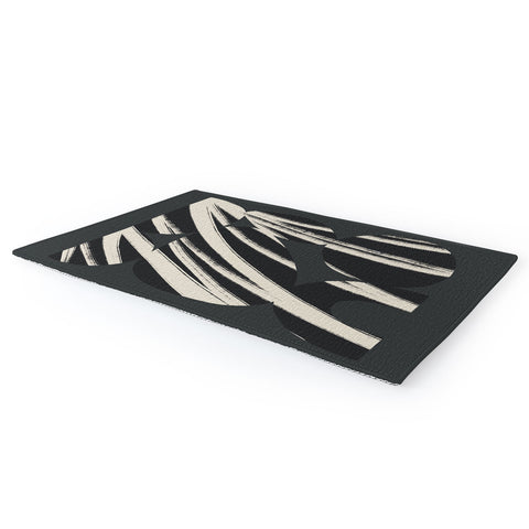 Bohomadic.Studio Abstract Shape with Black Line Area Rug