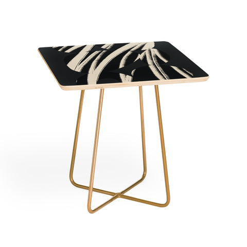 Bohomadic.Studio Abstract Shape with Black Line Side Table