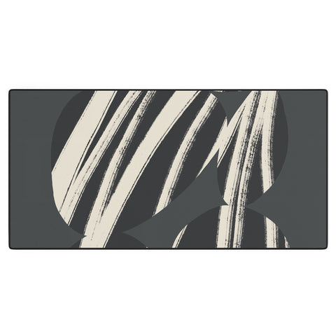 Bohomadic.Studio Abstract Shape with Black Line Desk Mat
