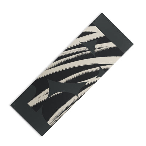 Bohomadic.Studio Abstract Shape with Black Line Yoga Mat