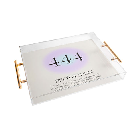 Bohomadic.Studio Angel Number 444 Protection Acrylic Tray