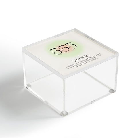 Bohomadic.Studio Angel Number 555 Change Acrylic Box