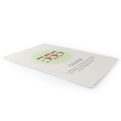 Bohomadic.Studio Angel Number 555 Change Area Rug