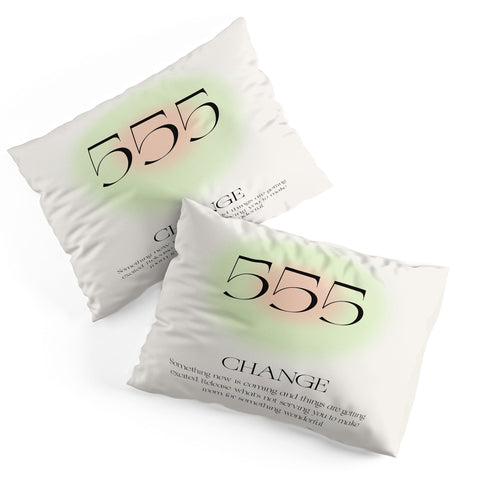 Bohomadic.Studio Angel Number 555 Change Pillow Shams