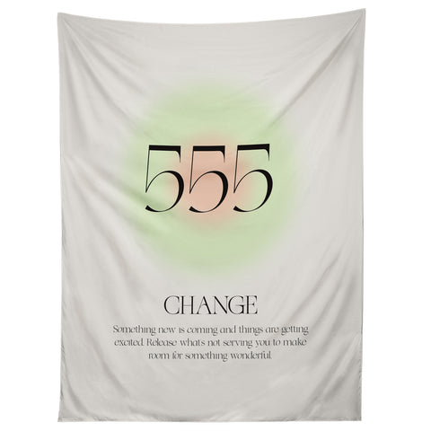 Bohomadic.Studio Angel Number 555 Change Tapestry