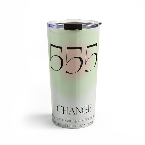 Bohomadic.Studio Angel Number 555 Change Travel Mug
