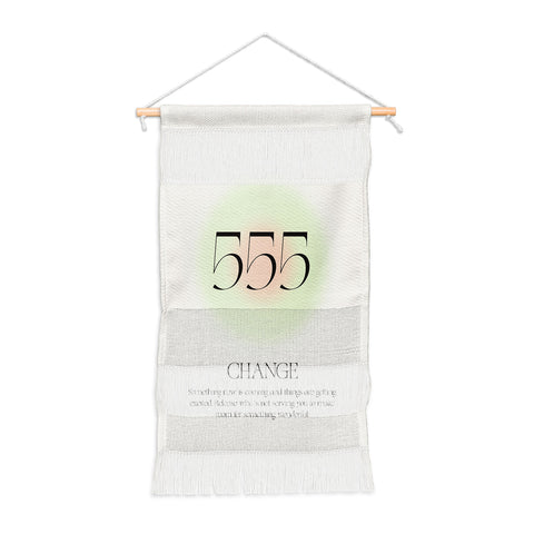 Bohomadic.Studio Angel Number 555 Change Wall Hanging Portrait