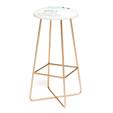Bohomadic.Studio Angel Number 666 Reflect Bar Stool