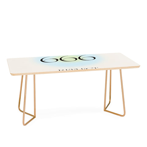 Bohomadic.Studio Angel Number 666 Reflect Coffee Table