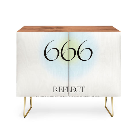 Bohomadic.Studio Angel Number 666 Reflect Credenza