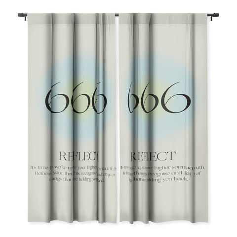 Bohomadic.Studio Angel Number 666 Reflect Blackout Non Repeat