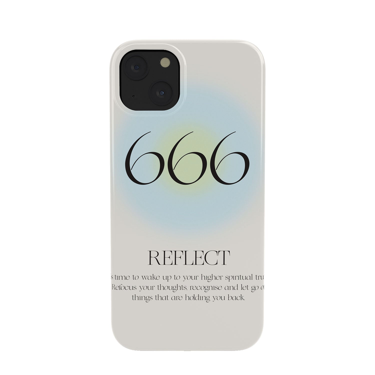 Angel Number 666 Reflect Phone Case Bohomadic Studio Angel Number 666 Reflect Phone Case Bohomadic Studio