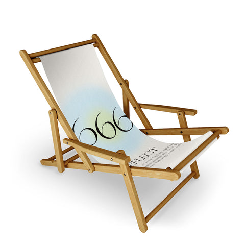 Bohomadic.Studio Angel Number 666 Reflect Sling Chair
