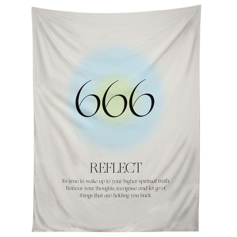 Bohomadic.Studio Angel Number 666 Reflect Tapestry