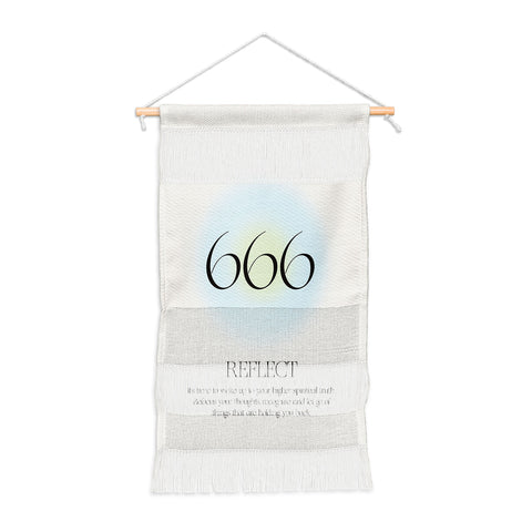 Bohomadic.Studio Angel Number 666 Reflect Wall Hanging Portrait
