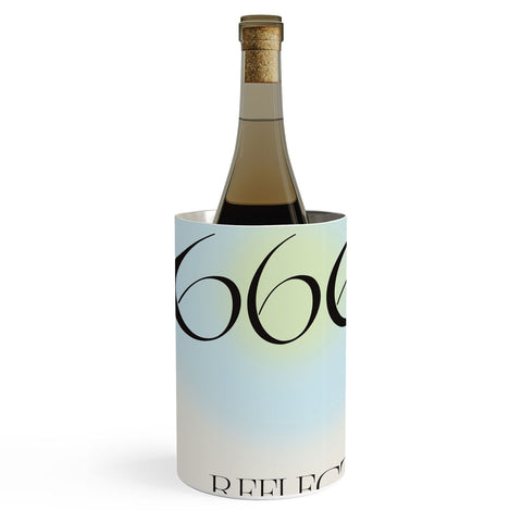 Bohomadic.Studio Angel Number 666 Reflect Wine Chiller