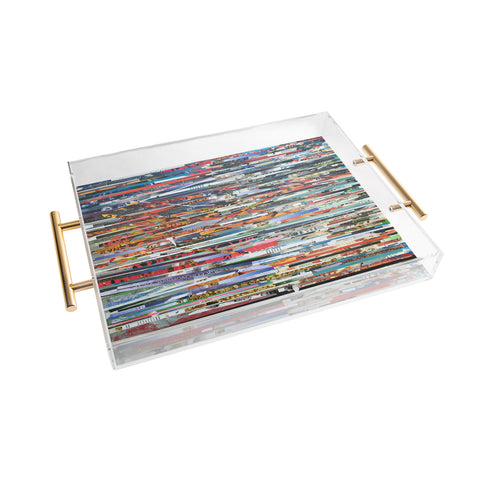 Brandon Neher Neher Stripes 4 Acrylic Tray