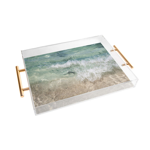 Bree Madden Aqua Wave Acrylic Tray