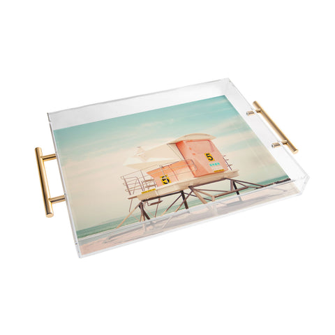 Bree Madden Beach Tower 5 Acrylic Tray