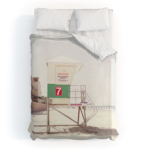 Bree Madden Beach Tower 7 Duvet Cover