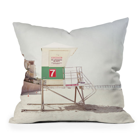 Bree Madden Beach Tower 7 Outdoor Throw Pillow