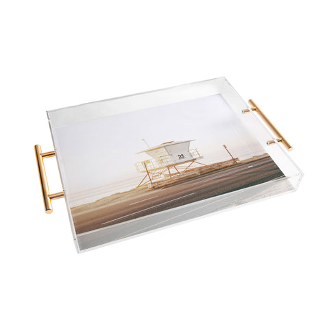 Bree Madden Carlsbad Beach Tower Acrylic Tray