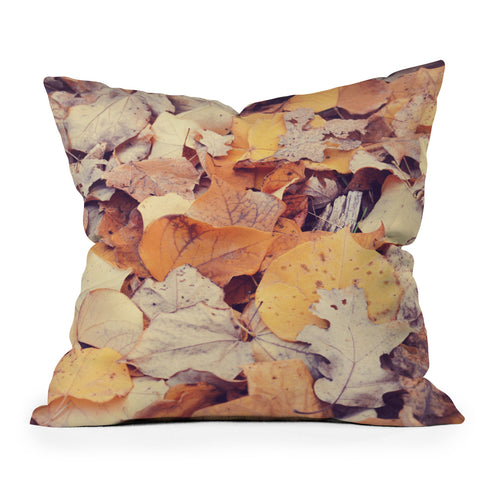 Bree Madden Fallen Leaves Outdoor Throw Pillow