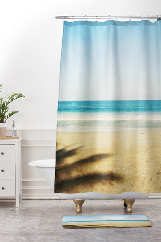 Bree Madden Hawaii Blue Shower Curtain And Mat