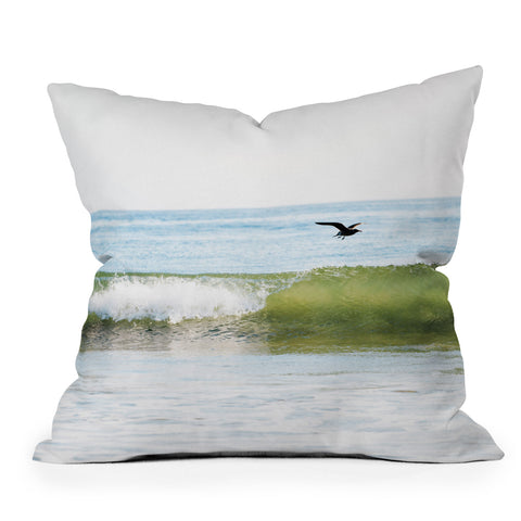 Bree Madden Malibu Ocean Outdoor Throw Pillow