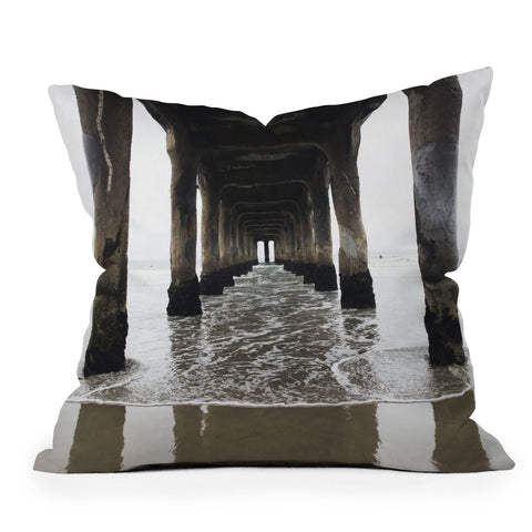 Bree Madden Manhattan Pier Outdoor Throw Pillow