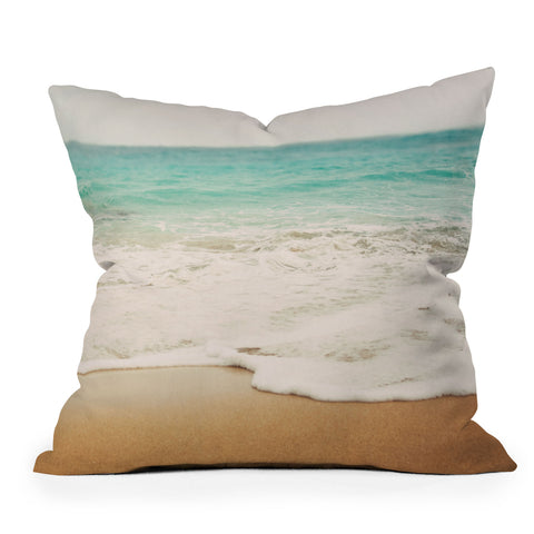 Bree Madden Ombre Beach Outdoor Throw Pillow