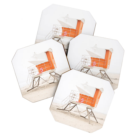Bree Madden Orange Beach Tower Coaster Set