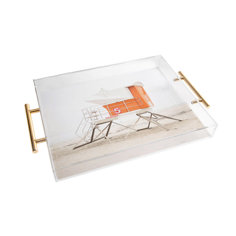 Bree Madden Orange Beach Tower Acrylic Tray